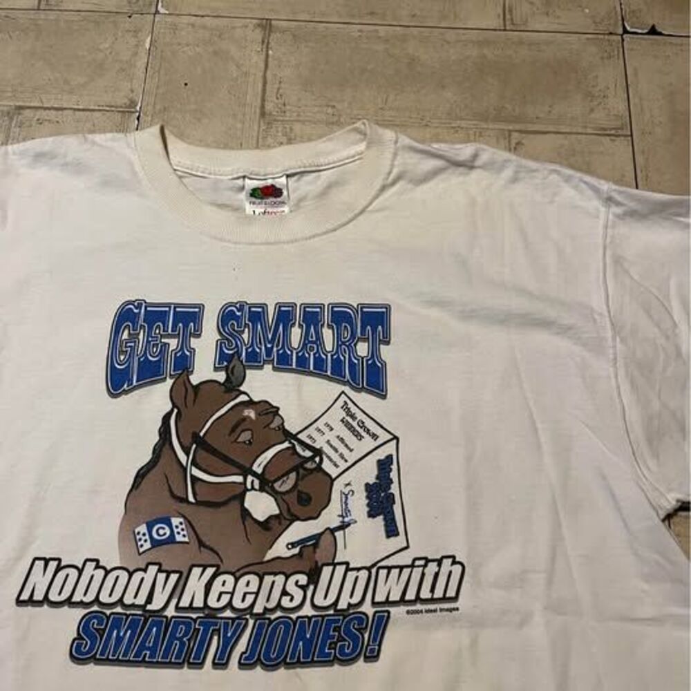 04 Academic Horse white tee size XL